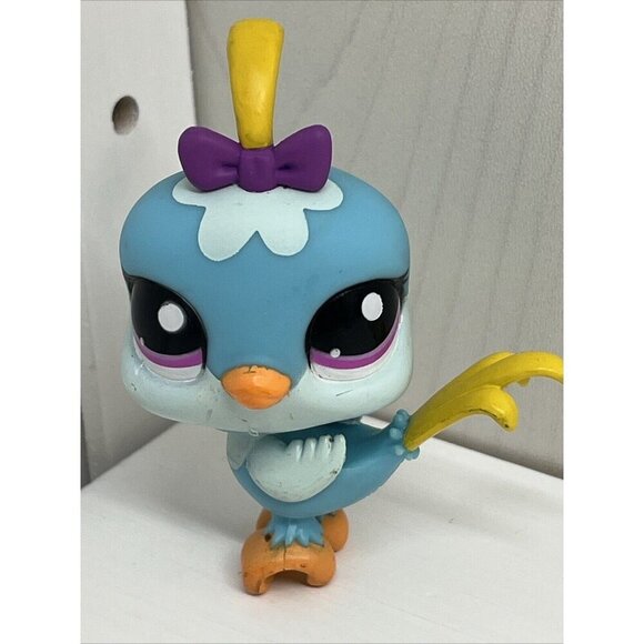Littlest Pet Shop Australian Blue Quail #2462 LPS Hasbro RETIRED - Picture 1 of 10